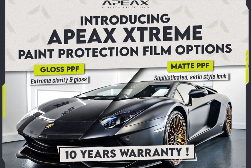 apeax automotive films the gold standard for global paint protection and window tint 1