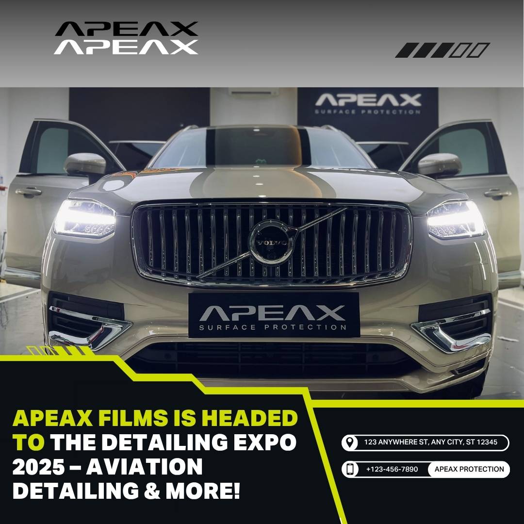 apeax films is headed to the detailing expo 2025 – aviation detailing & more! thumbnail