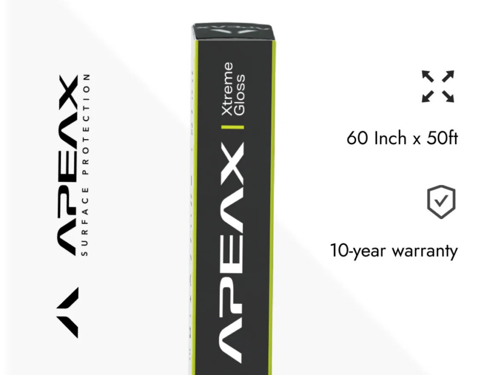  apeax xtreme gloss paint protection film